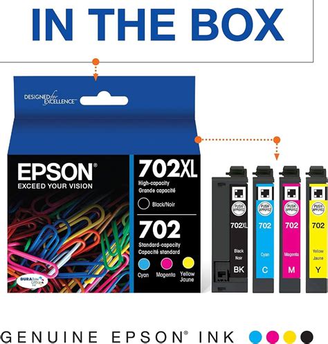 EPSON 702 DURABrite Ultra Ink High Capacity Black Standard Color