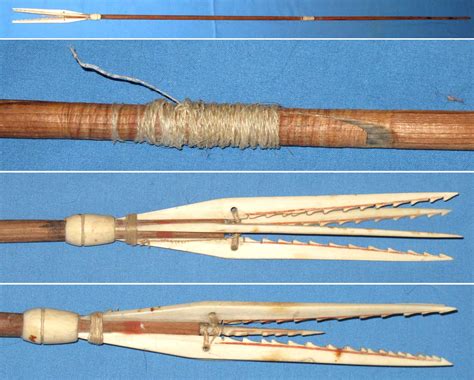 Inuit Or Eskimo Atlatl Bird Dart Or Spear With A Cedar Shaft And Ivory