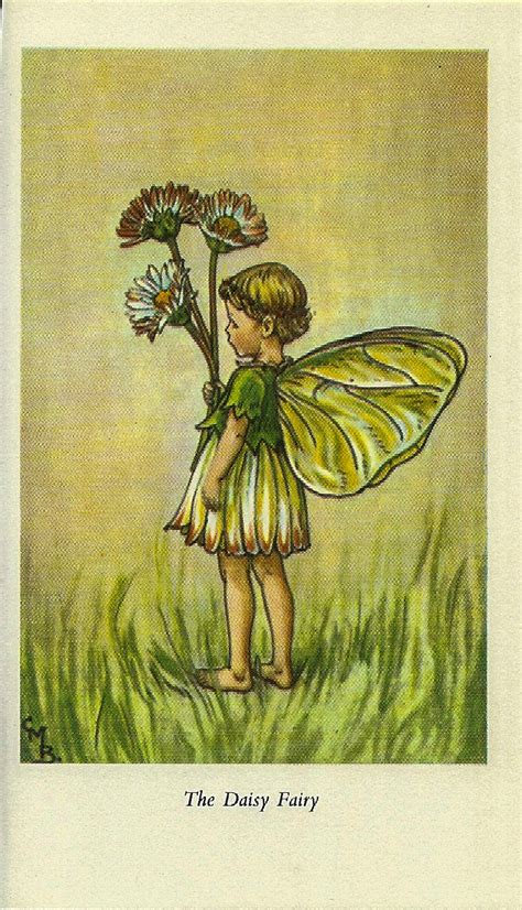 The Daisy Fairy Cicely Mary Barker Flower Fairies Of The Etsy