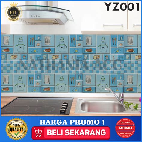 TERBARU DAN TERMURAH Wallpaper Sticker Dapur Dan Kamar Mandi Anti