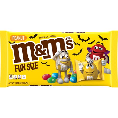 M&M's Peanut Fun Size Halloween Chocolate Candy - 10.57oz Bag - Walmart.com