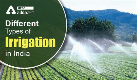 Different Types Of Irrigation In India Definition Importance And