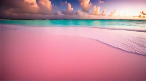 Premium Photo | Pink Sands Beach Bahamas