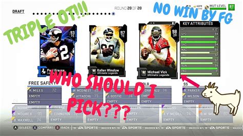 Who Drafted The Better Team Crazy Triple Ot Madden Mut Draft