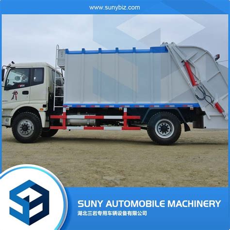 Foton Auman 14 16cbm Compactor Refuse Truck China Waste Truck And