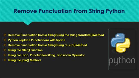 Remove Punctuation From String Python Spark By Examples