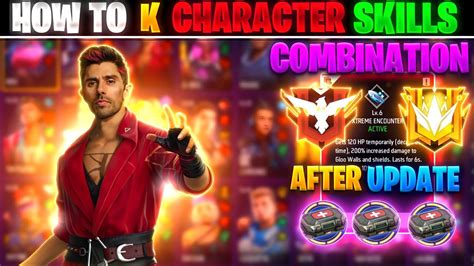 How To K Character Skill Combination Br Rank Best Character