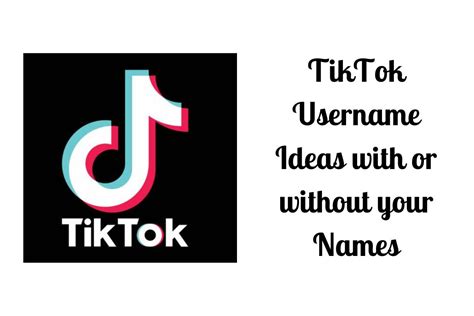 Tiktok Username Ideas With Or Without Your Names Intravert