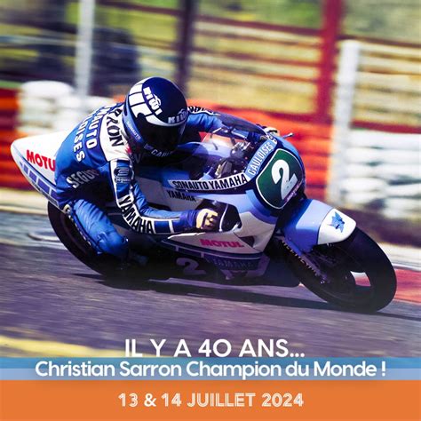 Christian Sarron Au Charade Super Show Charade