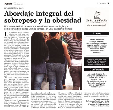 Abordaje Integral Del Sobrepeso Y La Obesidad Fundación Clínica De La