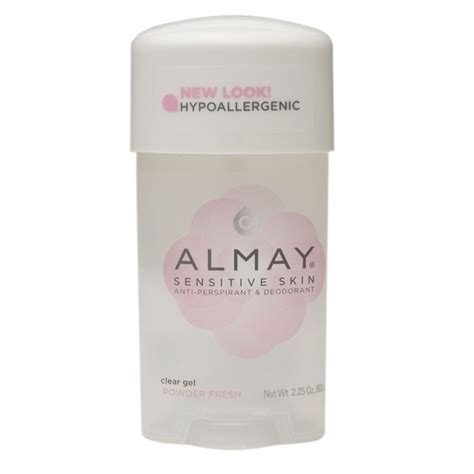 Almay Sensitive Skin Clear Gel Antiperspirant Deodorant Powder Fresh