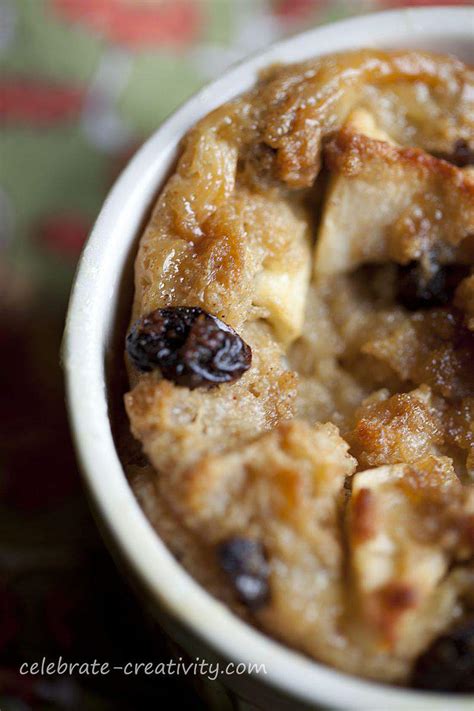 Rum Raisin Bread Pudding Celebrate Creativity