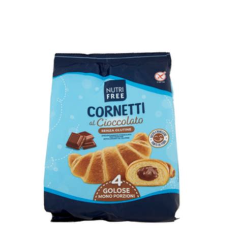 Nutrifree Cornetti Al Cioccolato 4x60g Shop Glutenfree Gusto Italiano