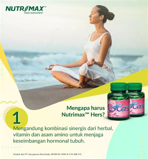 Jual Nutrimax Nutrimax Hers Stamina Hormon Pelancar Menstruasi Haid