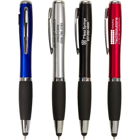 Promotional Stylus Bright Light Pens With Custom Logo For Ea