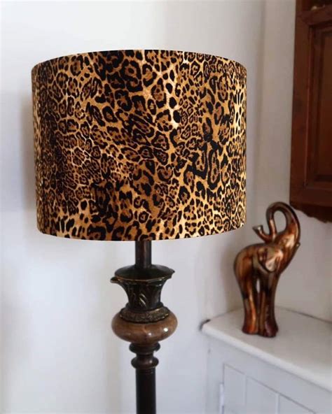 Leopard Print Lamp Shade Cm Wide Also Available In Cm Etsy