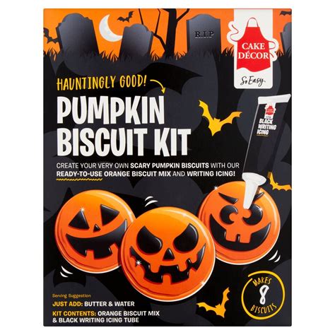 Cake Decor Pumpkin Biscuit Kit 179g Tesco Groceries