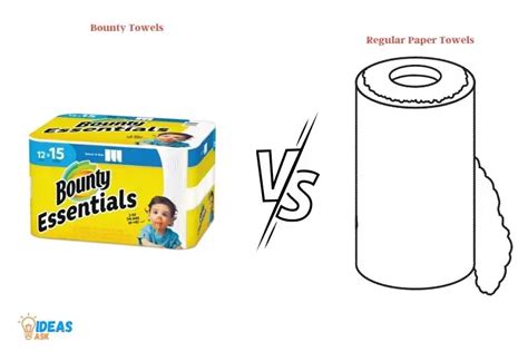 Bounty Essentials Paper Towels Vs Regular