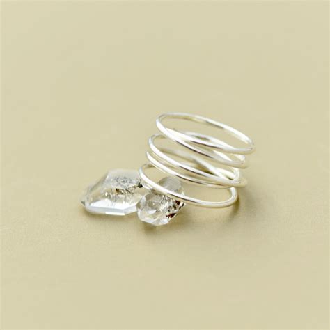 wrap ring sterling silver etsy