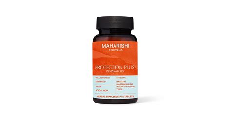 Maharishi Ayurveda Protection Plus Lung Support Supplement Bronchial