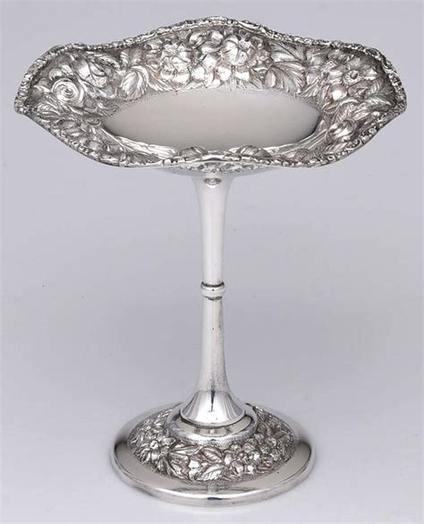 Stieff Rose Sterling 1892 Hollowware Compote Round Height X Width