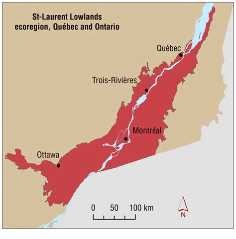 St Lawrence Lowlands Map - Chicky Blondelle