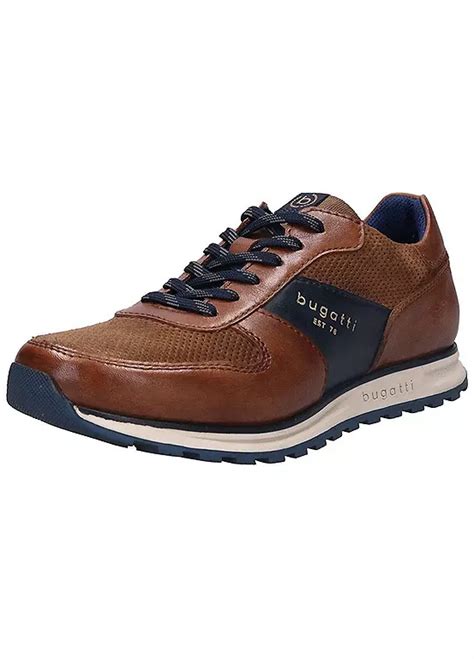 Bugatti Leather Lace Up Trainers Freemans