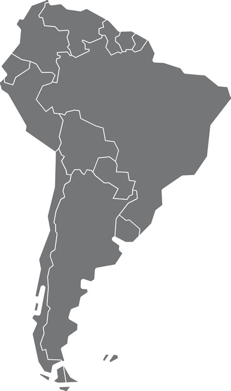 Drawing Of South America Map Png