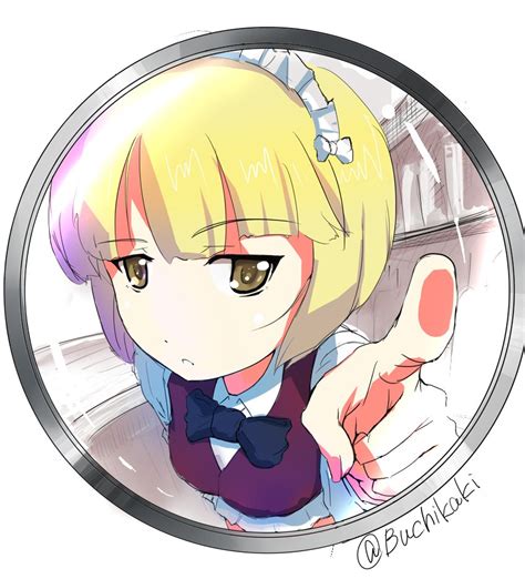 Safebooru 1girl O Bangs Bartender Black Neckwear Blonde Hair Blunt