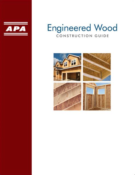 APA Engineered Wood Construction Guide (Printed Publication) – APA ...