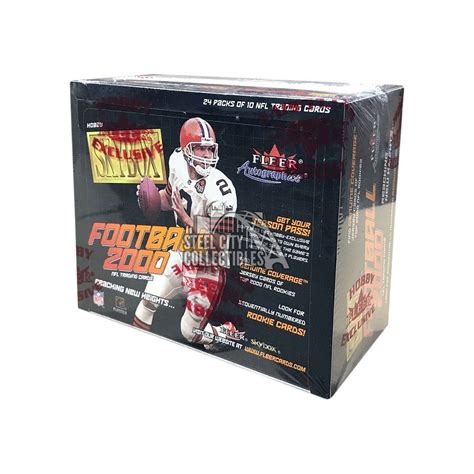 2000 Fleer Skybox Football Hobby Box Steel City Collectibles