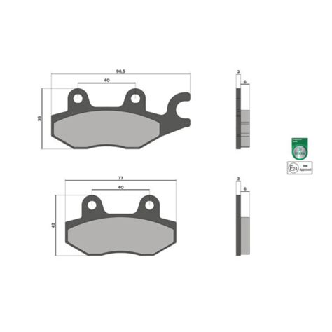 Brake Pads MALOSSI For Kymco 125 Agility R12 2006 2013 EBay