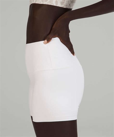 Lululemon Align High Rise Short 4 White Lulu Fanatics