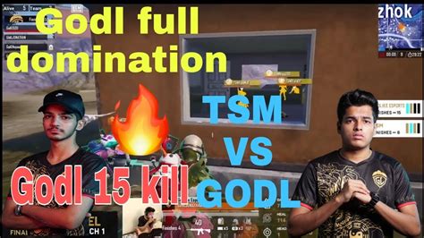 Godl Full Domination In BGIS Final TSM VS GODL Final Circle Fight