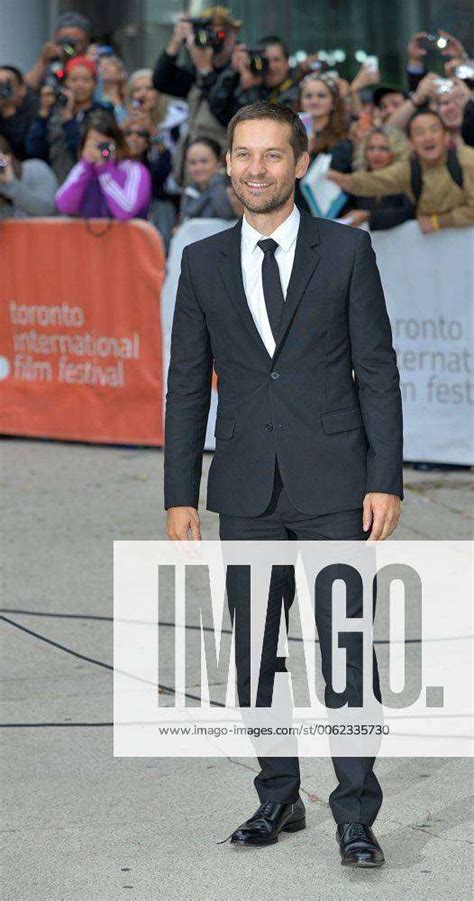 Tobey Maguire Arrives At The Premiere Of Pawn Sacrifice At Roy Thomson