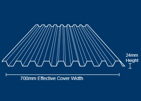 Zincalume Metrospan Roof Sheet L M Queensland Roofing Warehouse