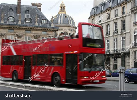 Sightseeing Red Bus Paris Stock Photo 134005 - Shutterstock