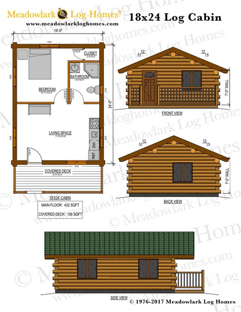 Stunning 13 Images Log Cabin Layout Plans - JHMRad