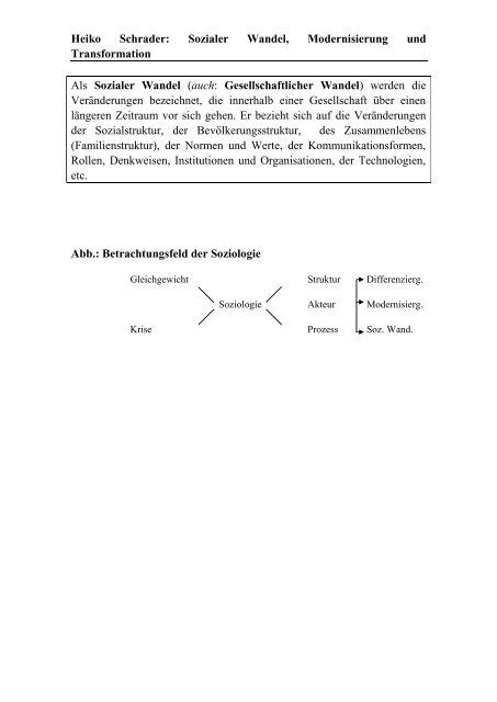 Sozialer Wandel Und Modernisierung Isoz Ovgu De