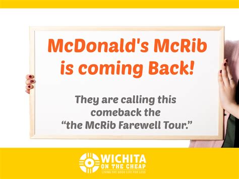 McDonald S McRib Is Coming Back For The McRib Farewell Tour