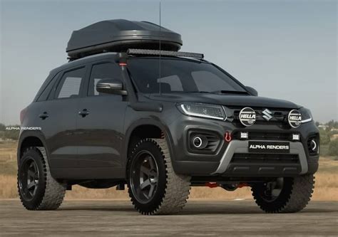 Maruti Vitara Brezza Digitally Transformed Into An Off Road Suv