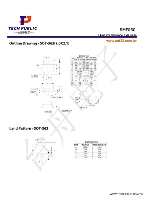 Smf05c（tech Public台舟）smf05c中文资料价格pdf手册 立创电子商城