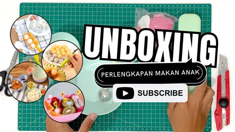 UNBOXING PERLENGKAPAN MAKAN ANAK ASMR YouTube