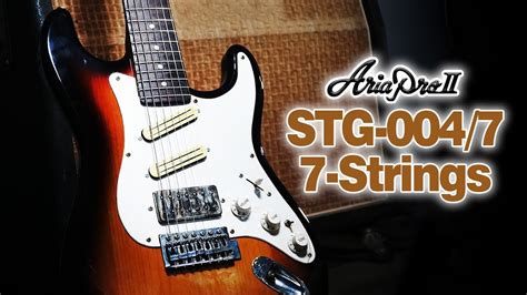 ARIA STG 004 7 Seven Strings Stratocaster Ariaproii Ariaisback