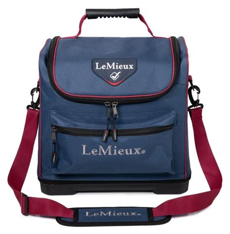 LeMieux Pro Grooming Bag Navy Burgundy Townfields Saddlers