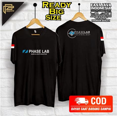 Baju Kaos Phase Lab Audio Sound System Bahan Adem Lazada Indonesia