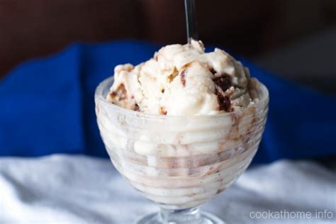 Cook At Home Vanilla Chocolate Fudge Swirl Gelato