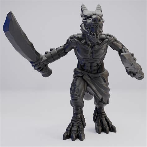 Hot Goblin コボルドF ミニチュア ホットゴブリン 短剣二刀流