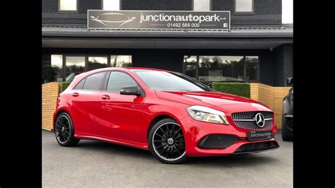 Mercedes 1 5 A180d Amg Line 7g Dct 5dr Sprint Jupiter Red Youtube