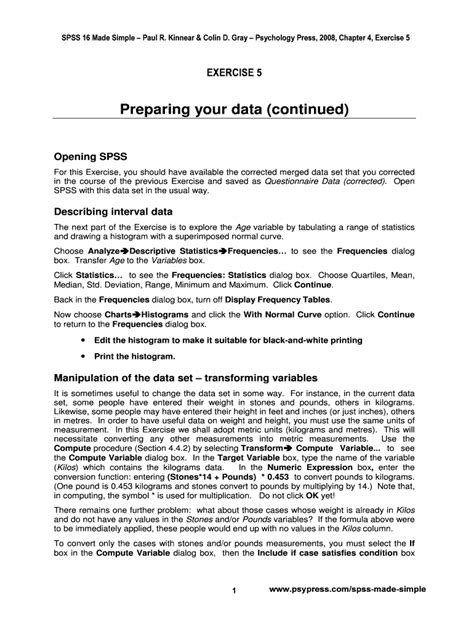 Fillable Online Spss Made Simple Paul R Fax Email Print Pdffiller